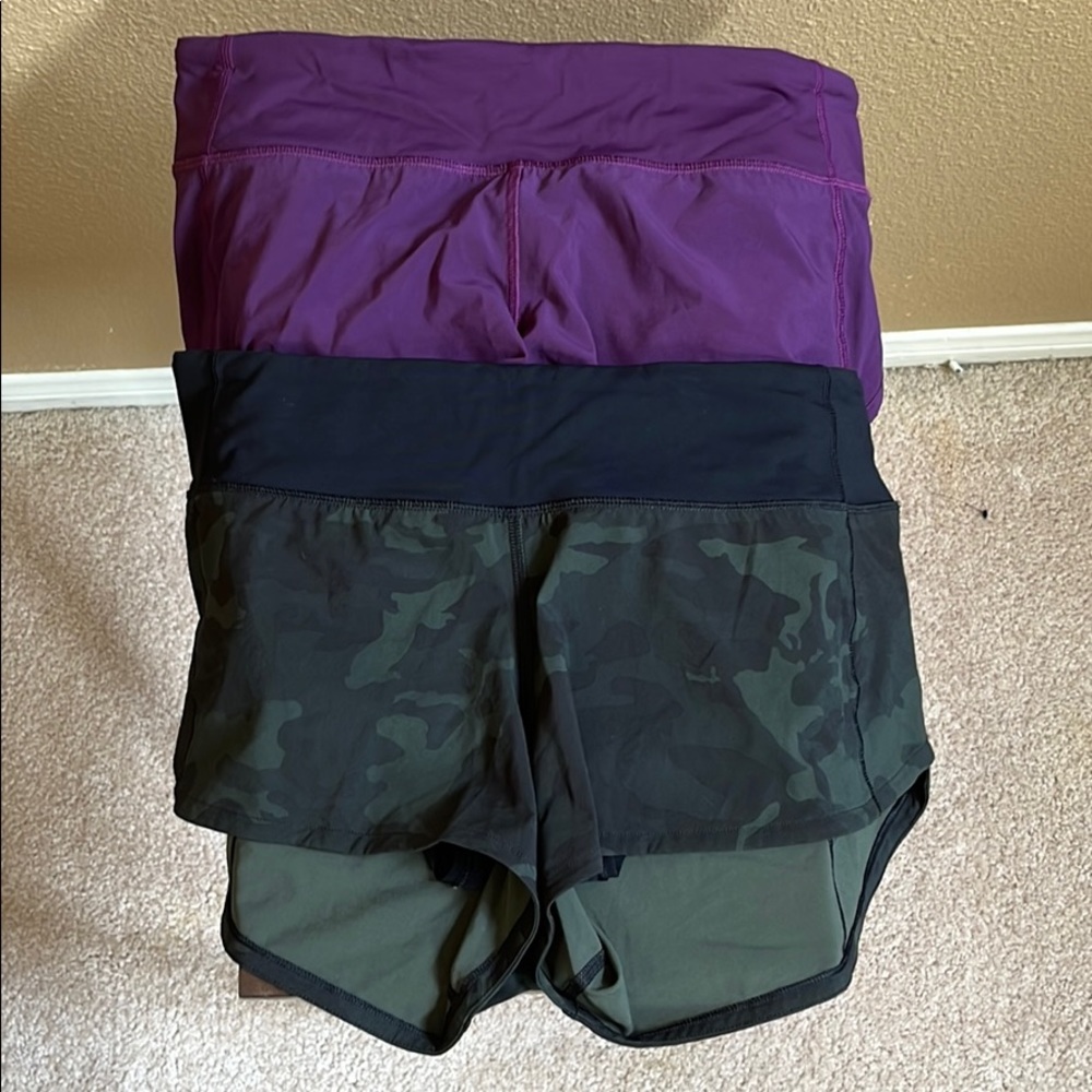 Lululemon workout shorts